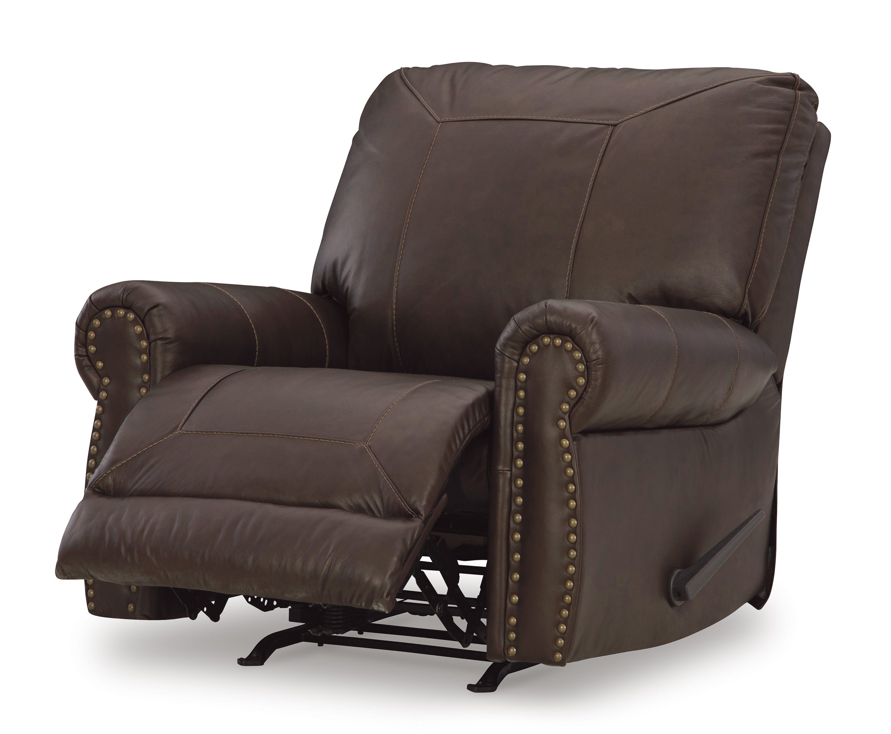 American Design Furniture by Monroe - Arlington Leather Rocker Recliner 2